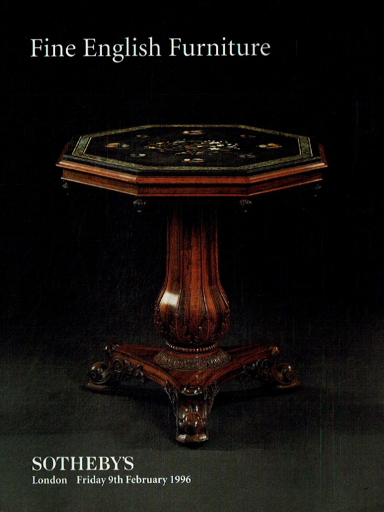 Sothebys February 1996 Fine English Furniture (Digital Only)