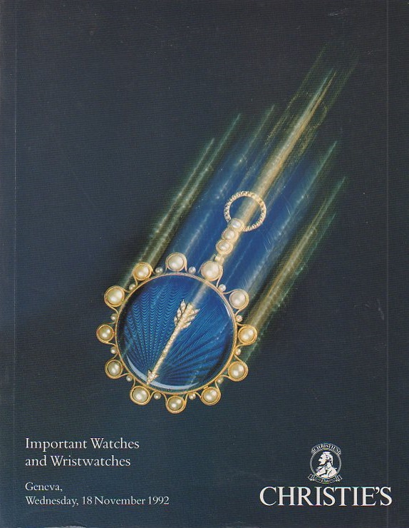 Christies November 1992 Important Watches and Wristwatches (Digital Only)