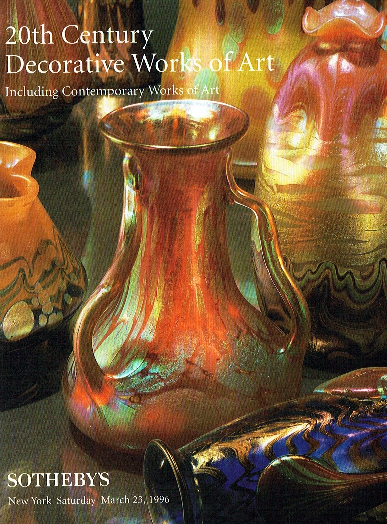 Sothebys March 1996 20th Century Decorative Works of Art includin (Digital Only)