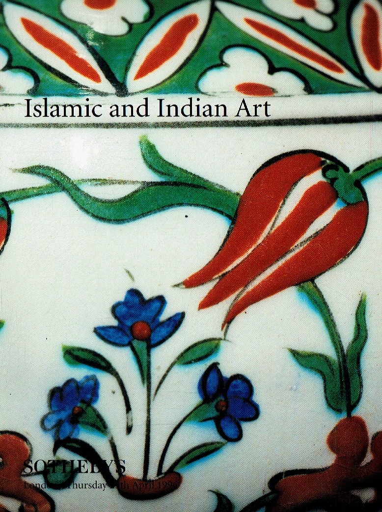 Sothebys April 1996 Islamic & Indian Art and Indian, Himalayan & (Digital Only)