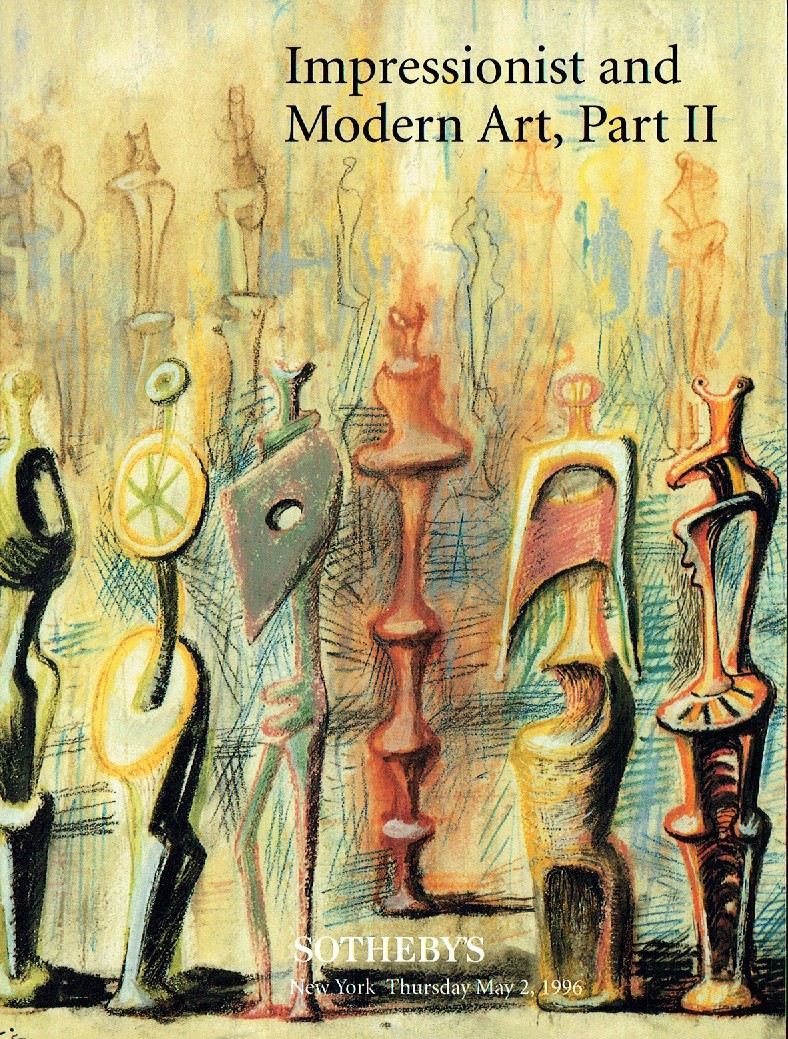 Sothebys May 1996 Impressionist and Modern Art Part II (Digital Only)