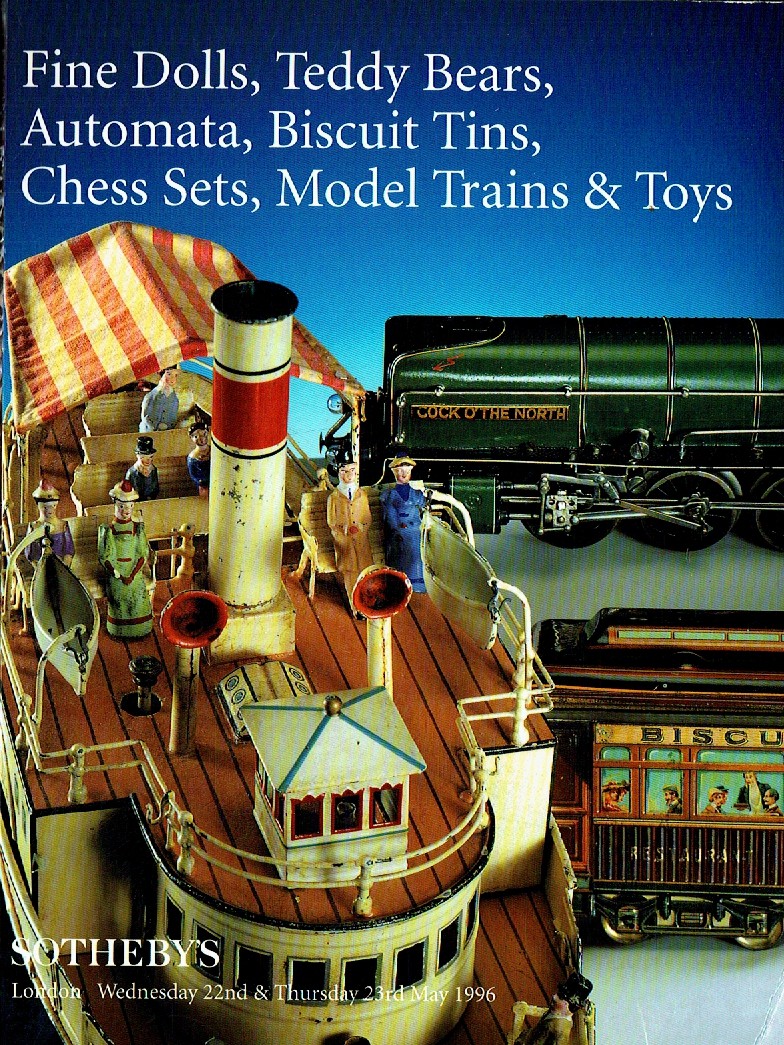 Sothebys & 23rd May 1996 Fine Dolls, Teddy Bears, Automata, Bisc (Digital Only)