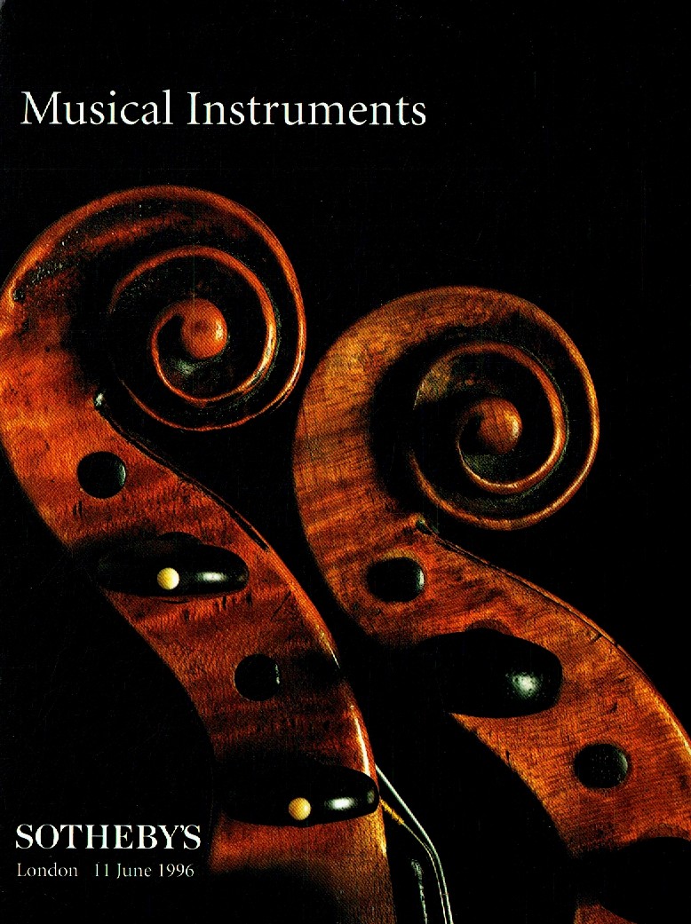 Sothebys June 1996 Musical Instruments (Digital Only)