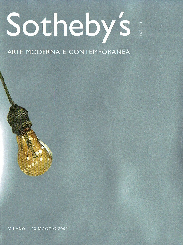 Sothebys May 2002 Modern and Contemporary Art (Digital Only)