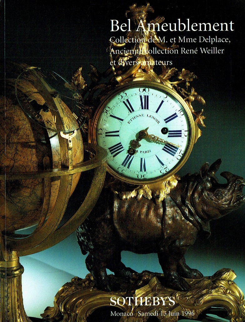 Sothebys June 1996 Fine (French) Furniture Collection of Mr. and (Digital Only)