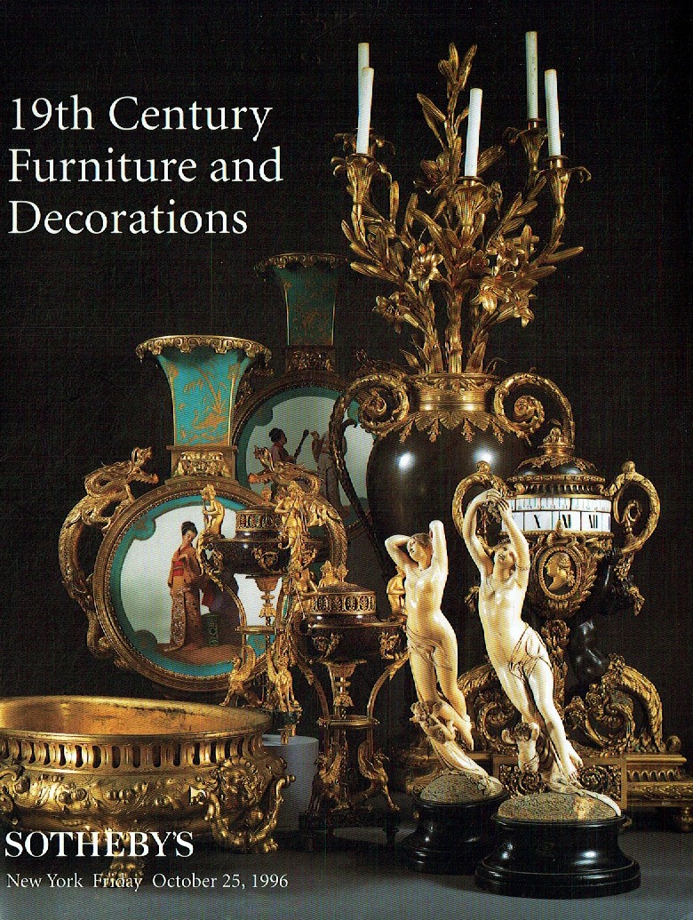 Sothebys October 1996 19th Century Furniture and Decorations (Digital Only)