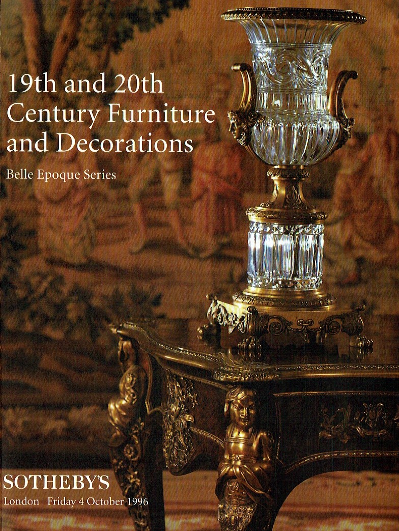 Sothebys October 1996 19th and 20th Century Furniture and Decorat (Digital Only