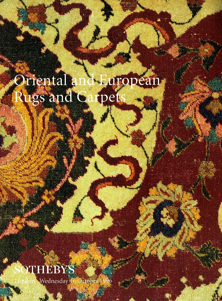 Sothebys October 1996 Oriental and European Rugs & Carpets (Digital Only)