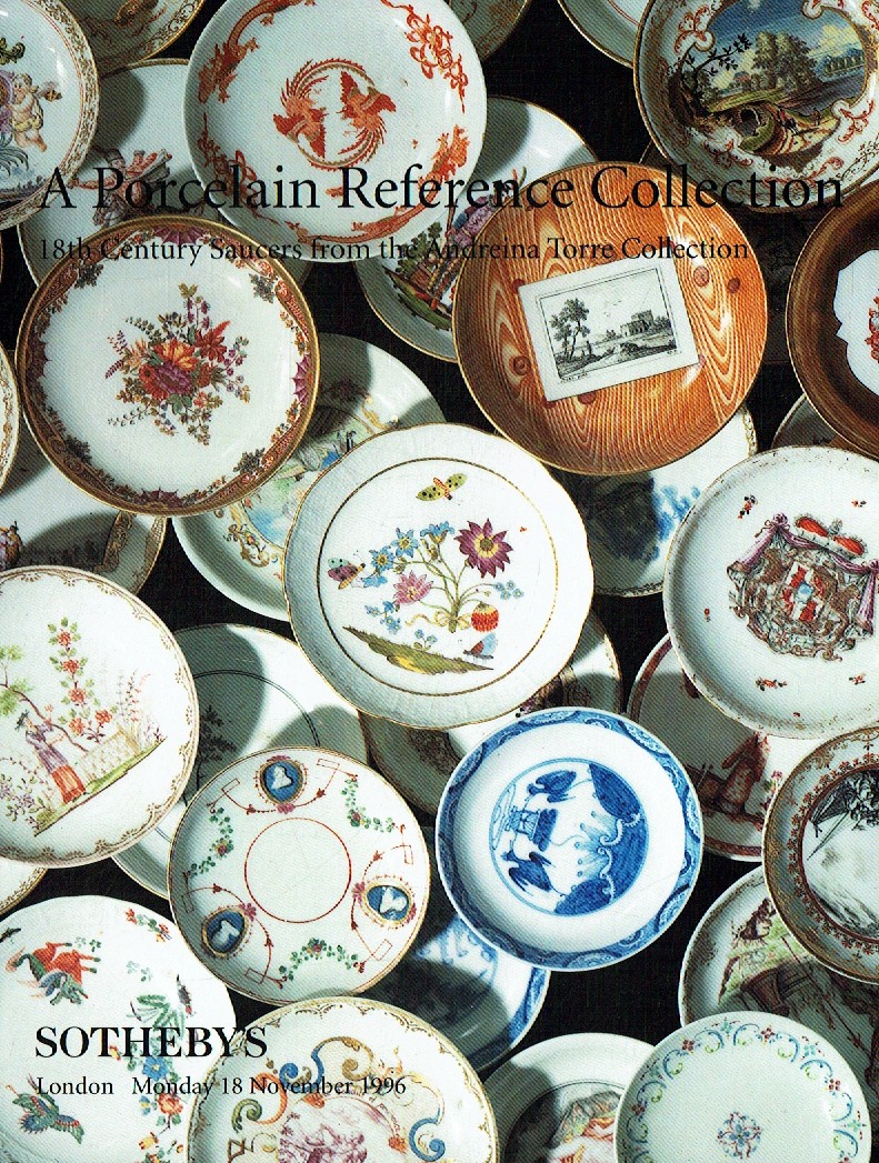 Sothebys November 1996 A Porcelain Reference Collection 18th Cent (Digital Only)