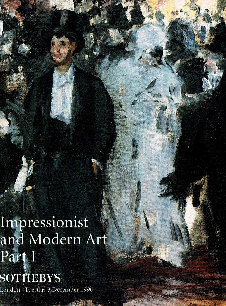 Sothebys December 1996 Impressionist and Modern Art Part 1 (Digital Only)