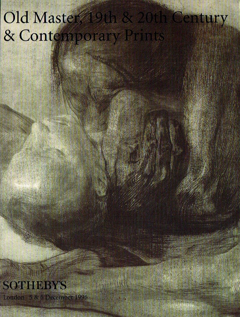 Sothebys & 6th December 1996 Old Master, 19th & 20th Century & Co (Digital Only)