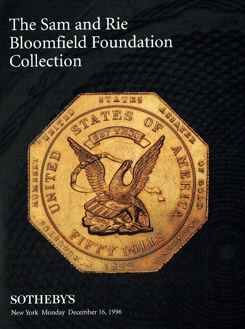 Sothebys December 1996 The Sam and Rie Bloomfield Foundation Coll (Digital Only)