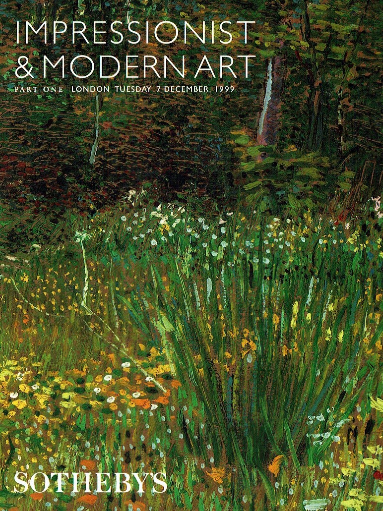 Sothebys December 1999 Impressionist and Modern Art Part I (Digital Only)