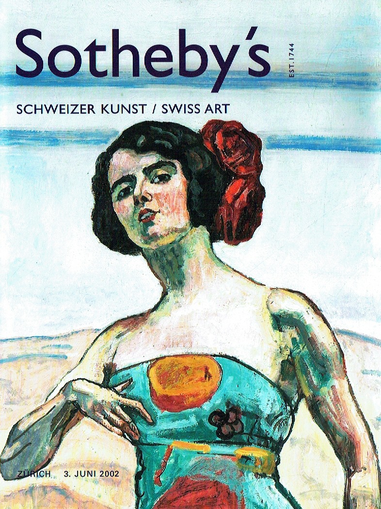 Sothebys June 2002 Swiss Art (Digital Only)