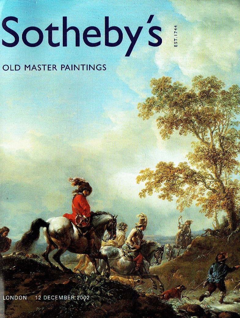 Sothebys December 2002 Old Master Paintings (Digital Only)