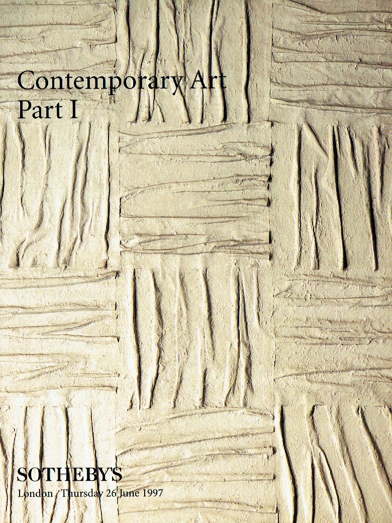 Sothebys June 1997 Contemporary Art Part I (Digital Only)