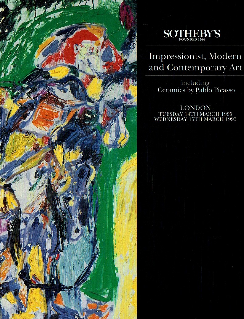 Sothebys March 1995 Impressionist and Modern and Contemporary Art (Digital Only