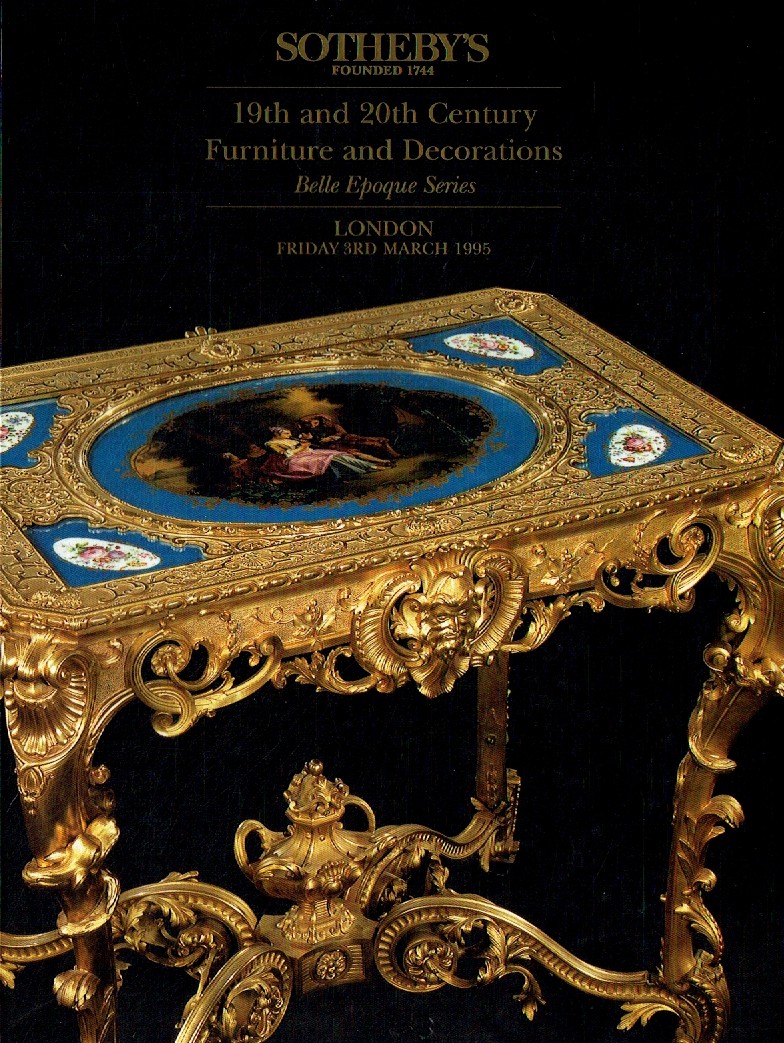 Sothebys March 1995 19th and 20th Century Furniture and Decoratio (Digital Only)