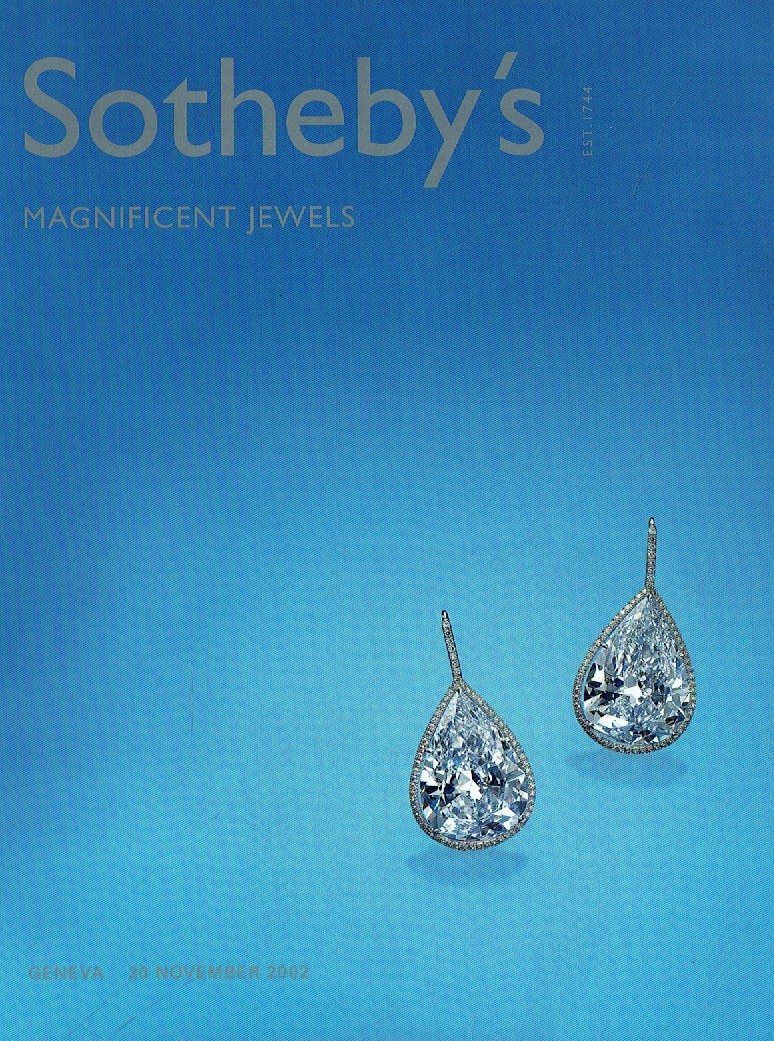 Sothebys November 2002 Magnificent Jewels (Digital Only)