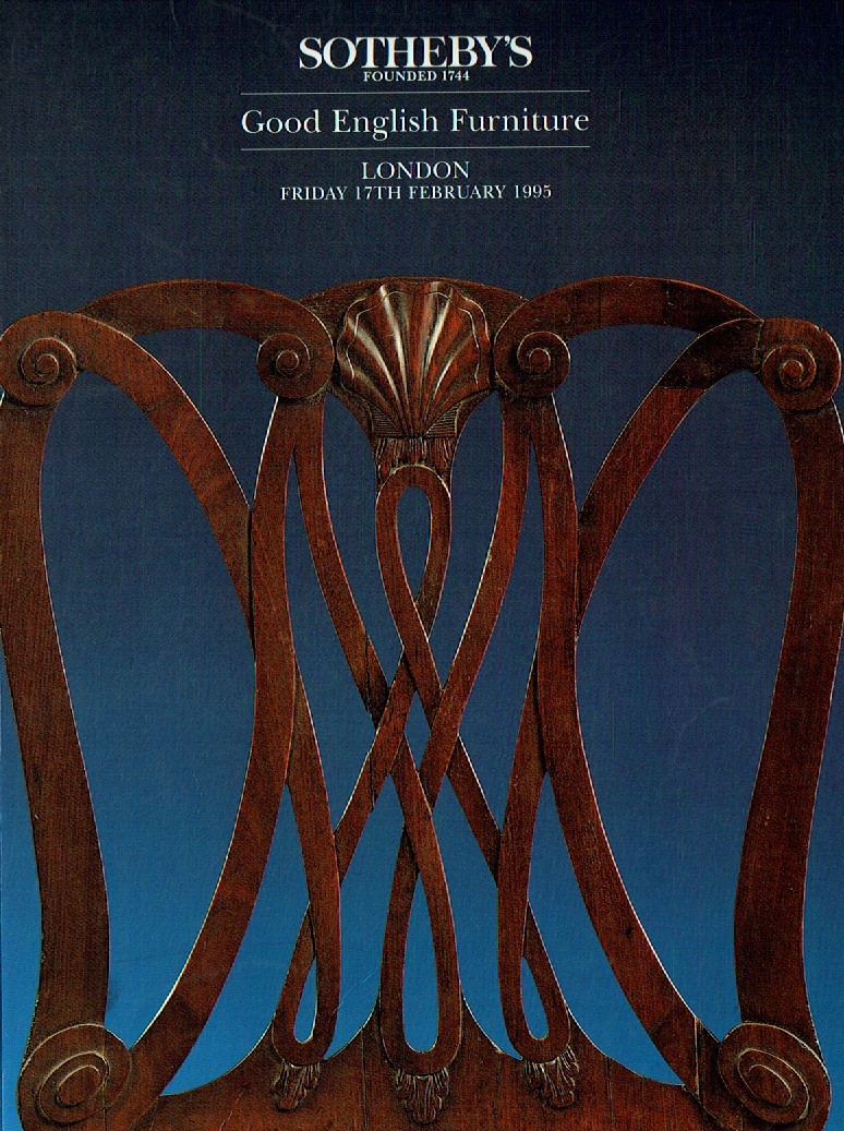 Sothebys February 1995 Good English Furniture (Digital Only)