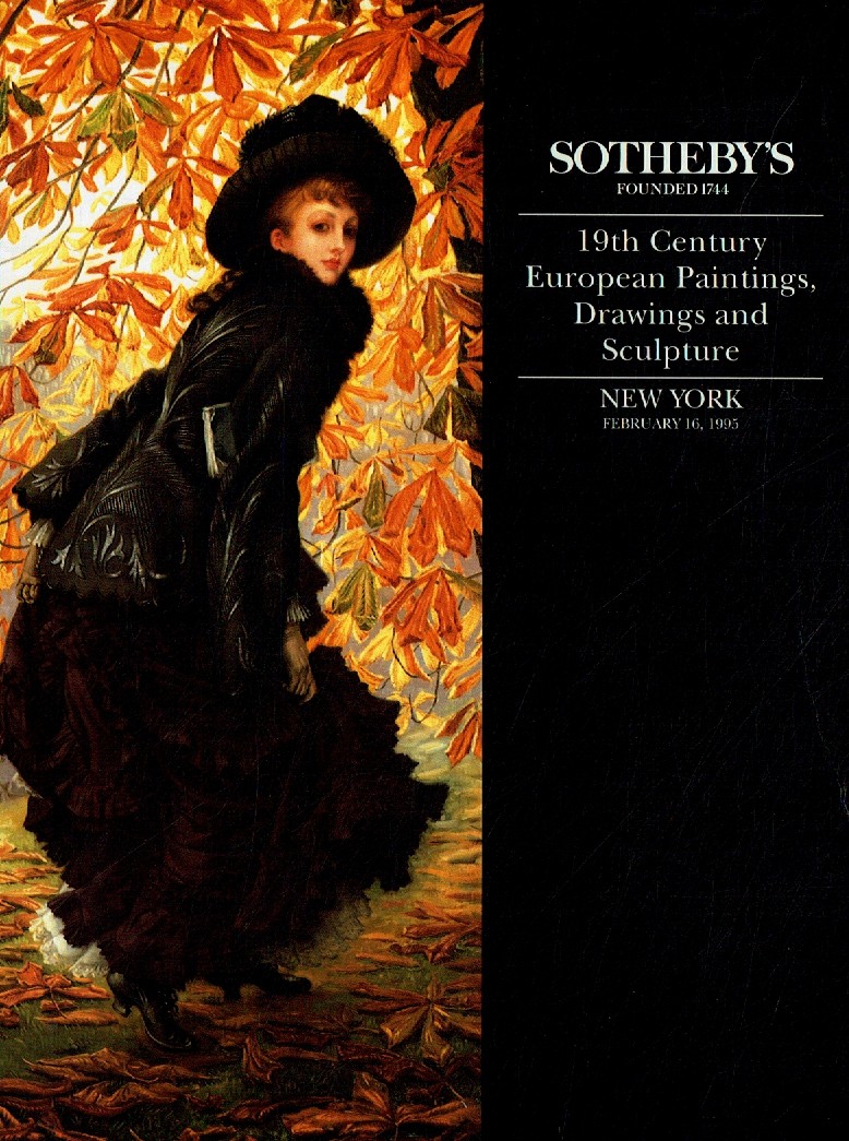 Sothebys February 1995 19th Century European Paintings, Drawings (Digital Only)