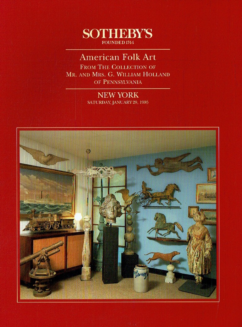 Sothebys January 1995 American Folk Art from the Collection of Mr (Digital Only)