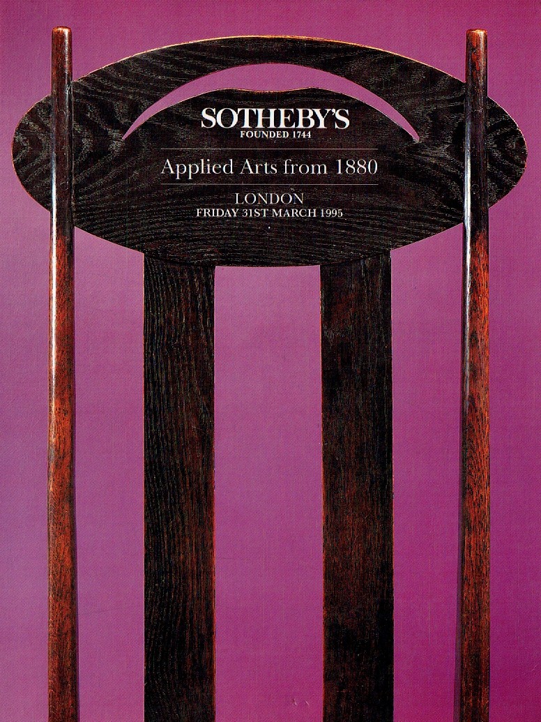 Sothebys March 1995 Applied Arts from 1880 (Digital Only)