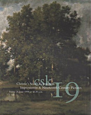 Christies June 1998 Impressionist & Nineteenth Century Pictures (Digital Only)