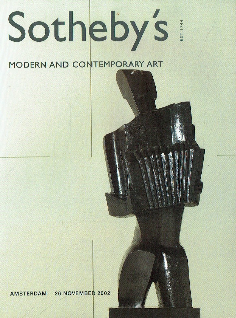 Sothebys November 2002 Modern and Contemporary Art (Digital Only)