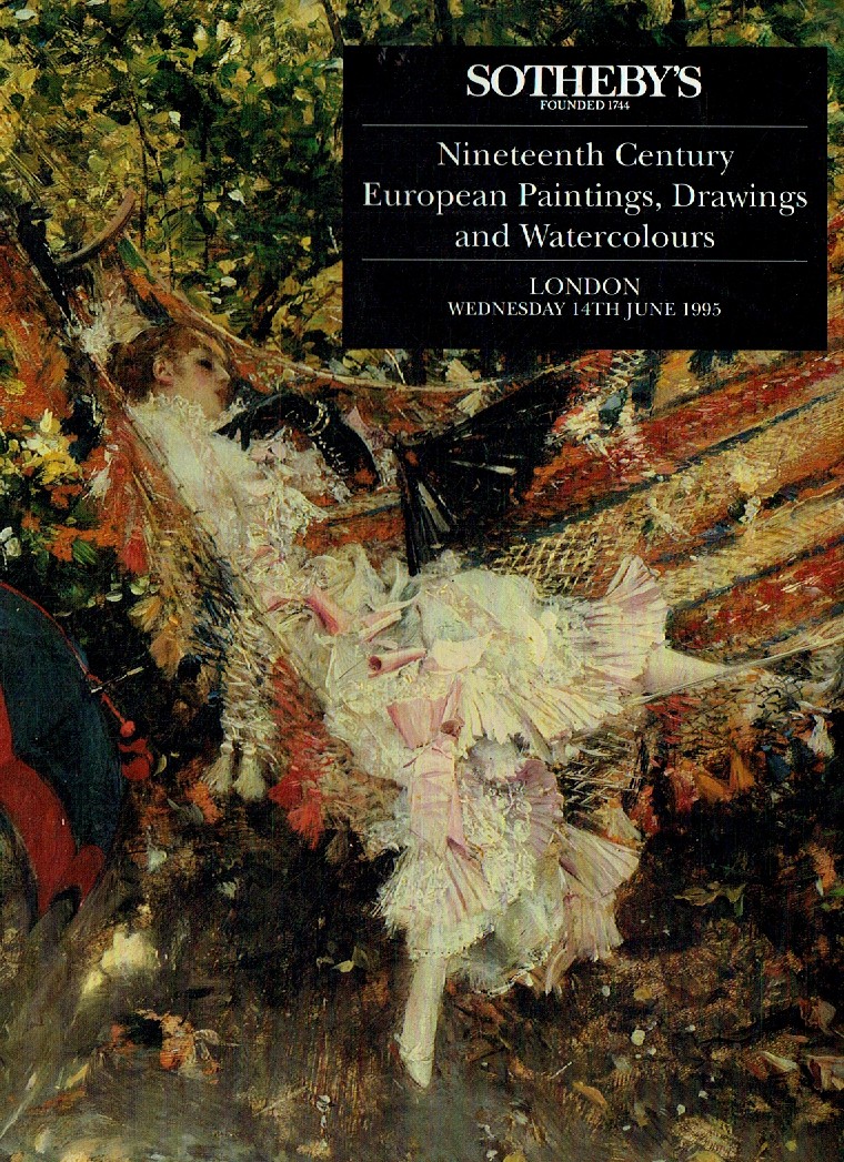 Sothebys June 1995 19th Century European Paintings, Drawings (Digital Only)