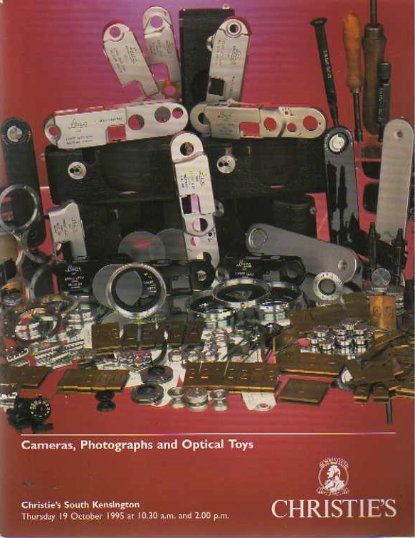 Christies October 1995 Cameras, Photographs and Optical Toys (Digital Only)