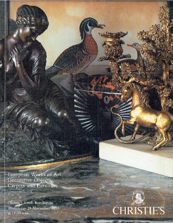 Christies November 1995 European Works of Art, Carpets & Furnitu (Digital Only)