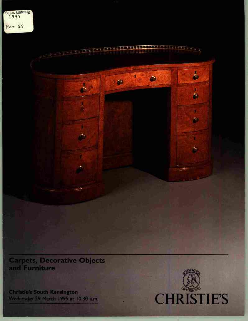 Christies March 1995 Carpets, Decorative Objects and Furniture (Digital Only)