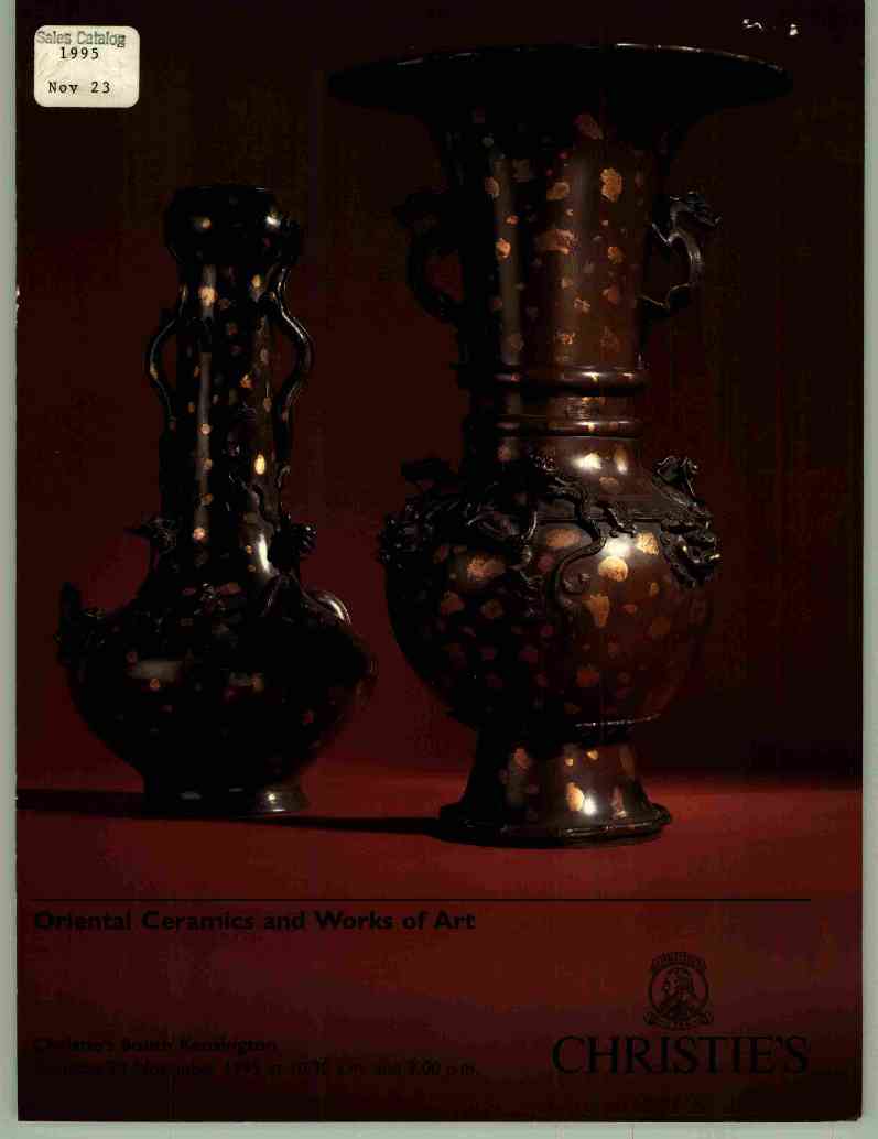 Christies November 1995 Oriental Ceramics and Works of Art (Digital Only)