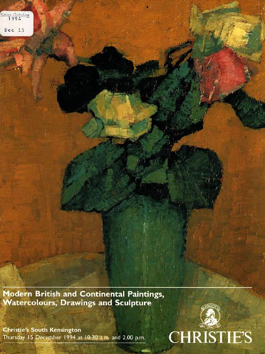 Christies December 1994 Modern British and Continental Paintings (Digital Only)