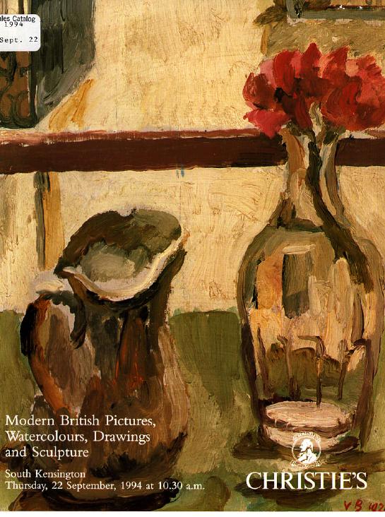 Christies September 1994 Modern British Pictures, Watercolours, (Digital Only)