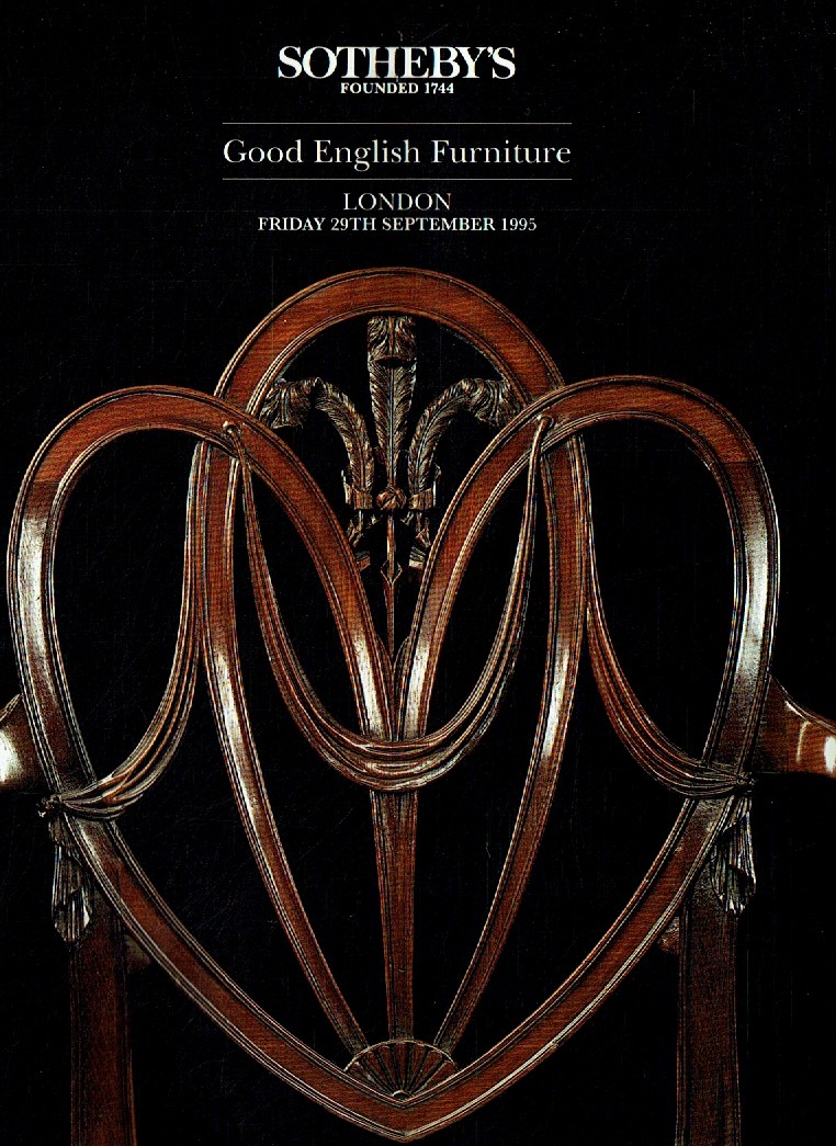 Sothebys September 1995 Good English Furniture (Digital Only)