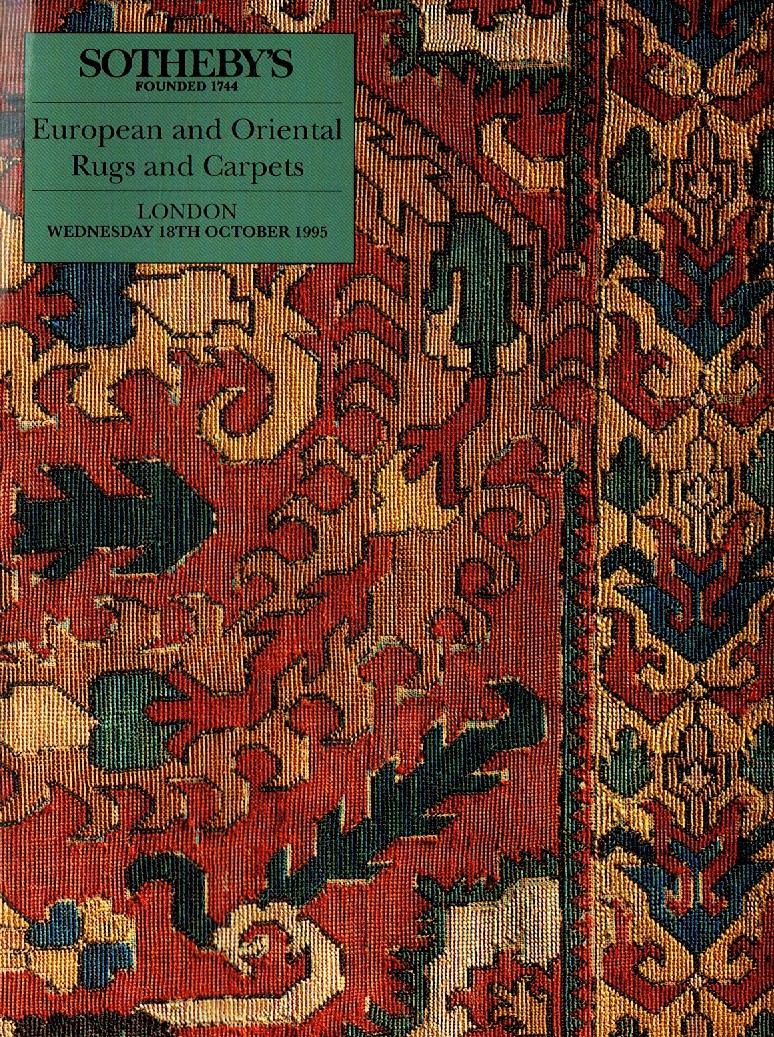 Sothebys October 1995 European and Oriental Rugs and Carpets (Digital Only)