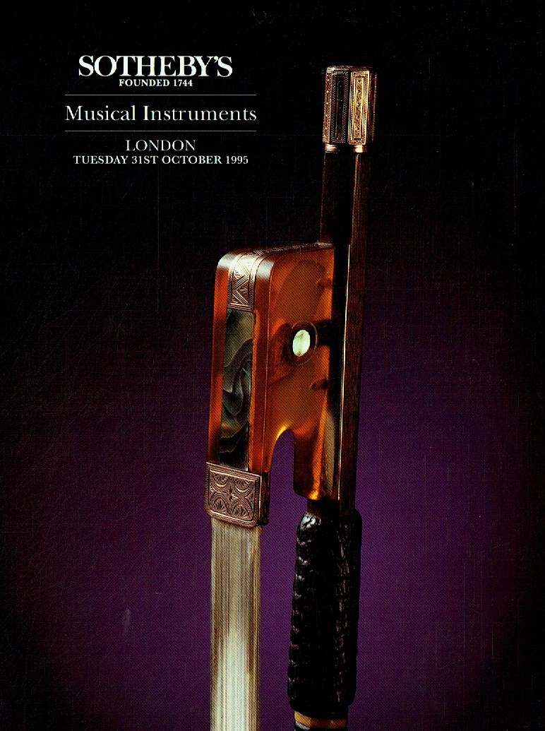 Sothebys October 1995 Musical Instruments (Digital Only)