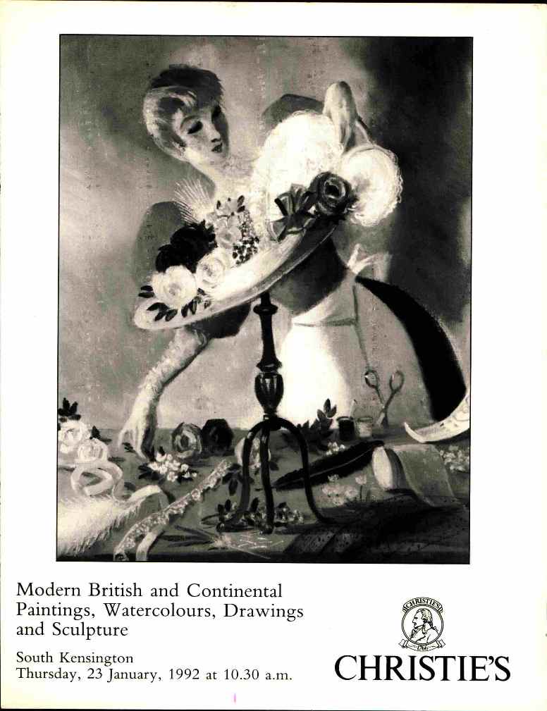 Christies January 1992 Modern British & Continental Paintings, W (Digital Only)