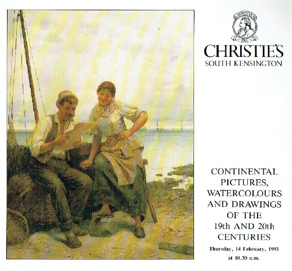 Christies February 1991 Continental Pictures, Watercolours and D (Digital Only)