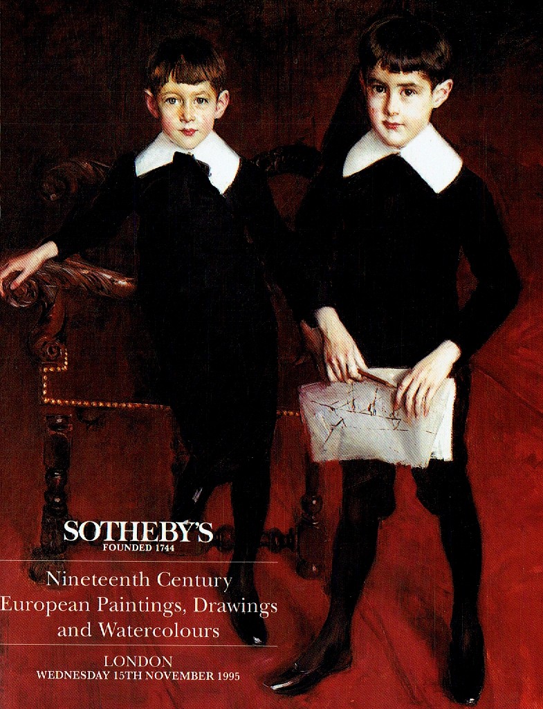 Sothebys November 1995 Nineteenth Century European Paintings, Dra (Digital Only