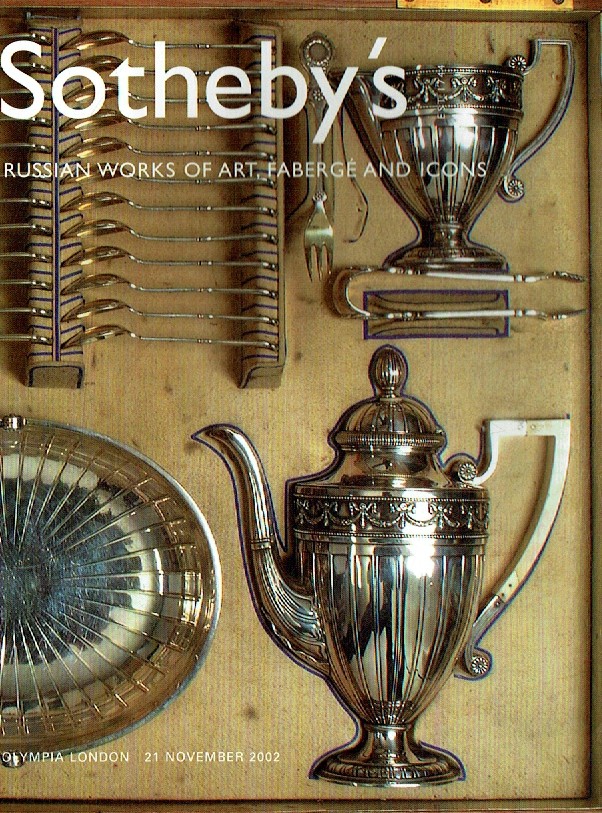 Sothebys November 2002 Russian Works of Art, Faberge and Icons (Digital Only)