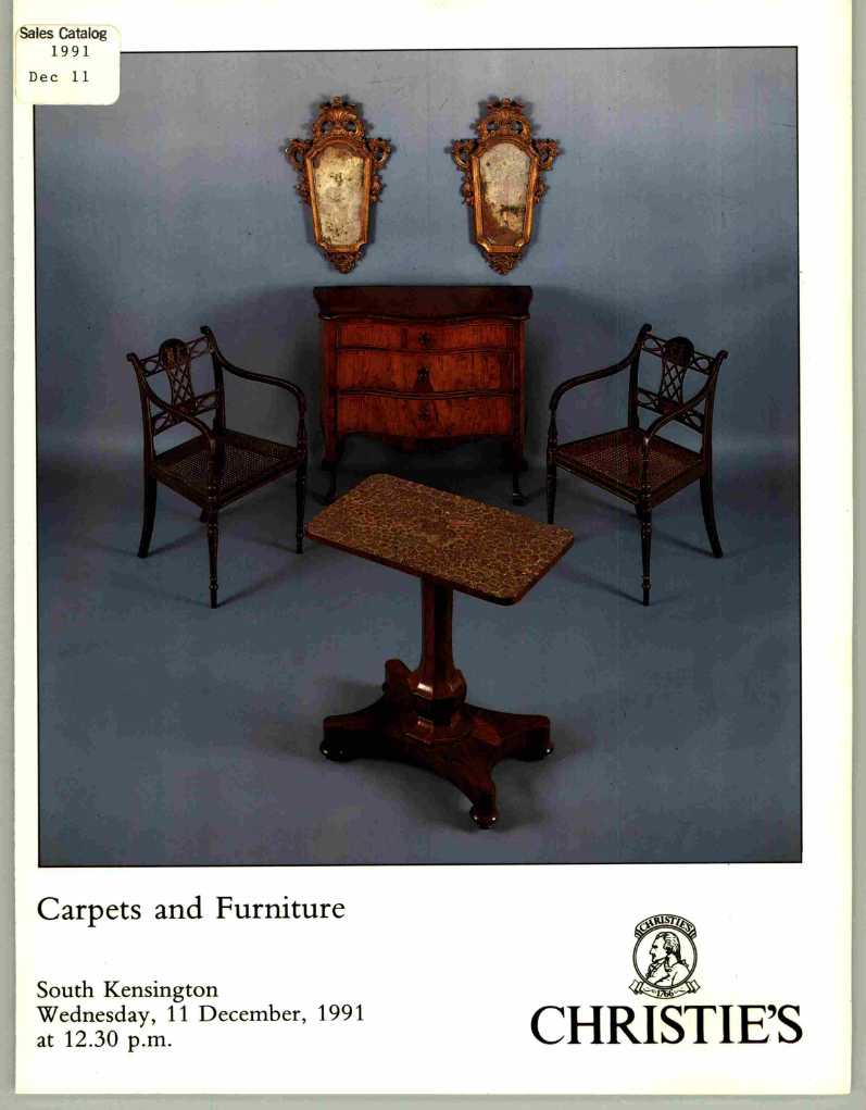 Christies December 1991 Carpets & Furniture (Digital Only)