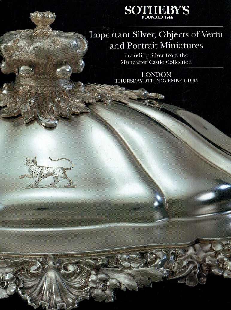 Sothebys 9th November 1995 Important Silver, Objects of Vertu and (Digital Only)