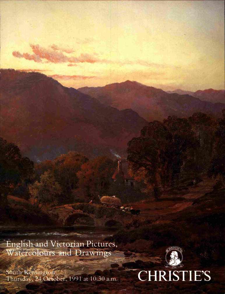 Christies October 1991 English & Victorian Pictures, Watercolour (Digital Only)