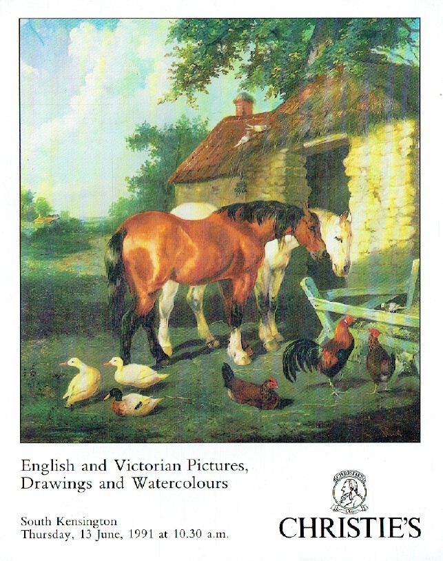 Christies June 1991 English & Victorian Pictures, Drawings and W (Digital Only)