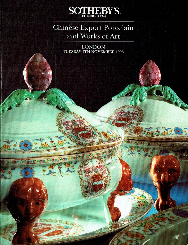 Sothebys November 1995 Chinese Export Porcelain & Works of Art (Digital Only)