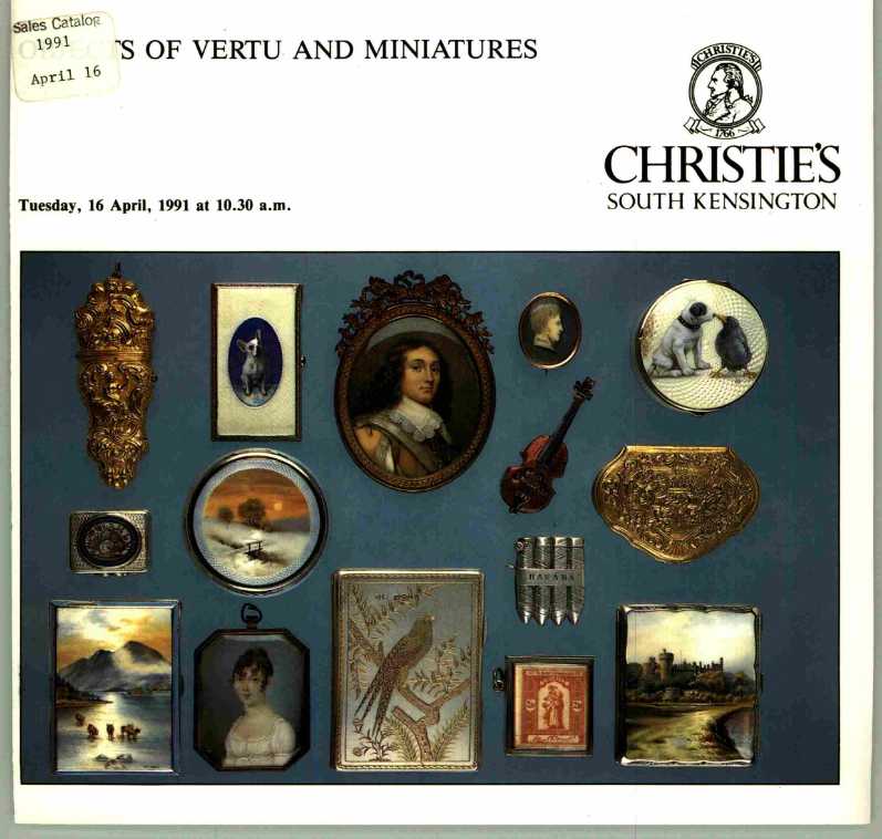 Christies April 1991 Objects of Vertu & Miniatures (Digital Only)