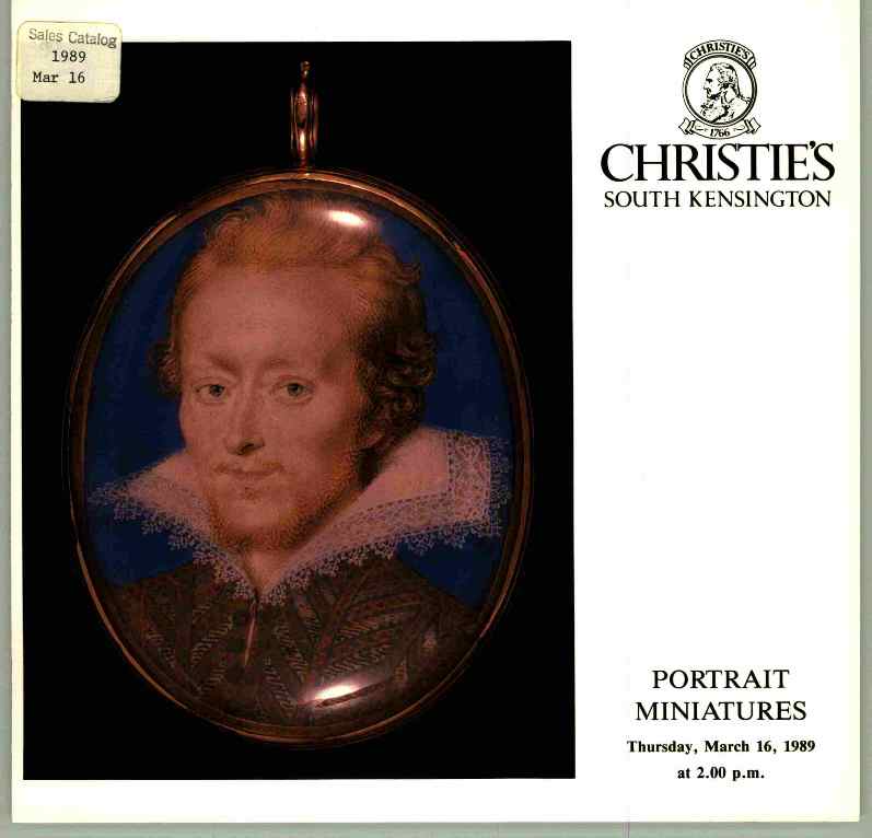 Christies March 1989 Portrait Miniatures (Digital Only)